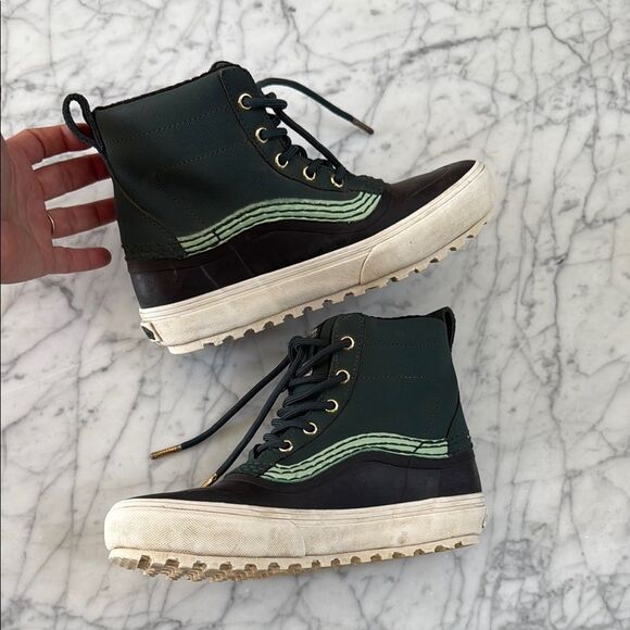Vans Mens Standard Mid Snow Mte Green Snow Rainboots Size 6 main image 7